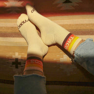 Taco Van Striped Crew Socks