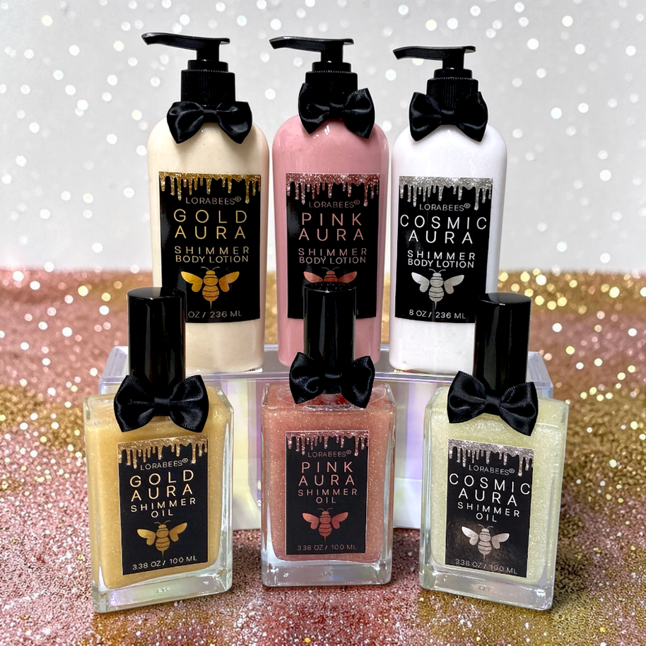 Aura Shimmer Goat Milk Lotions 
