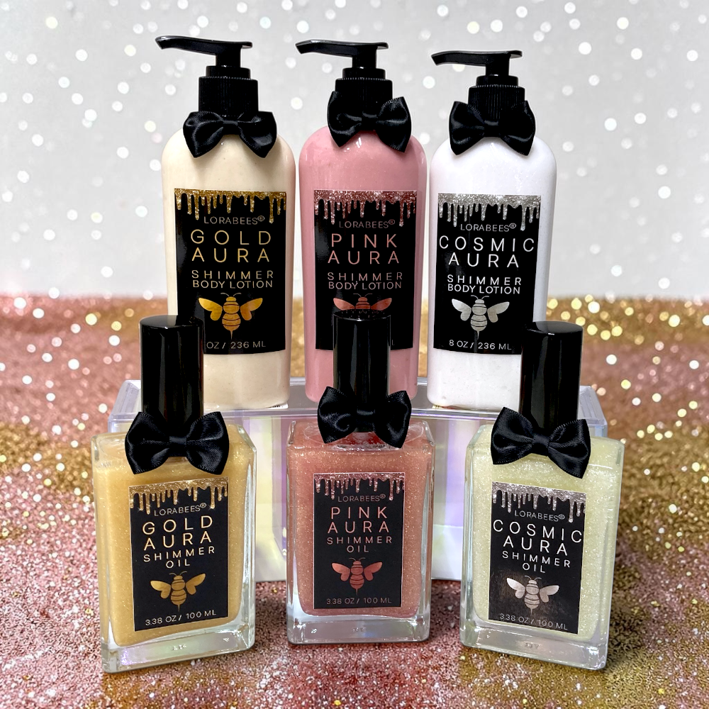 Aura Shimmer Goat Milk Lotions 