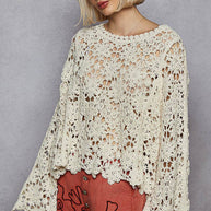 Crochet Chenile Sweater