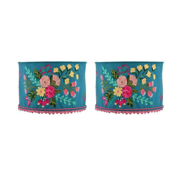 Blue Fuschia Lamp Shade