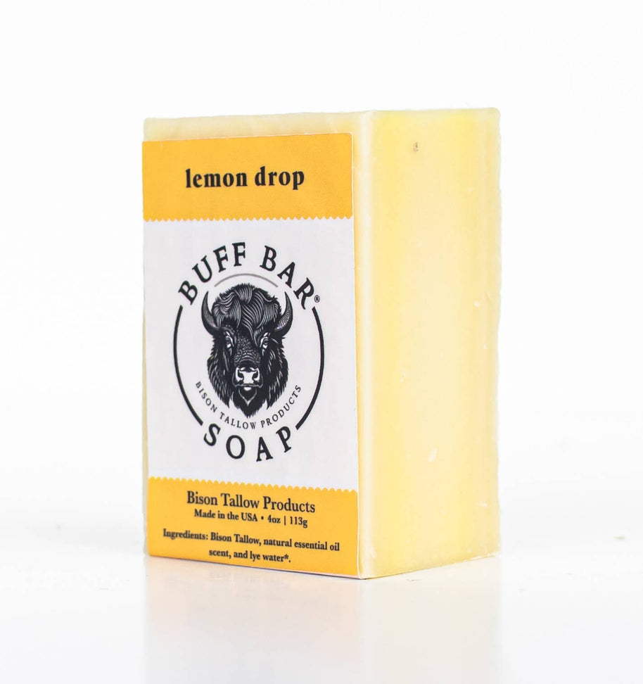 Lemon Drop Bison Tallow Soap Bar