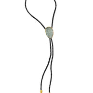 Gemstone Bolo Tie - Aquamarine