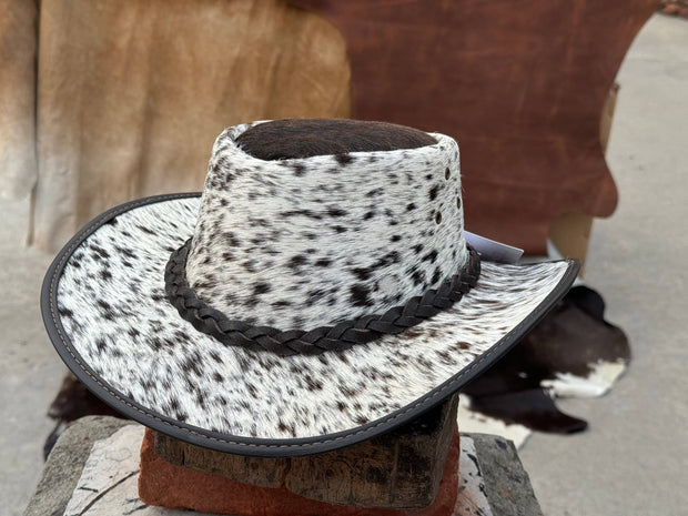 Cabello  Leather outback  Western Hat  Genuine Cow hair hat
