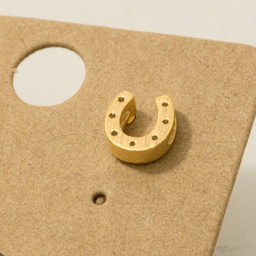 Mini Horseshoe Earrings