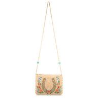 Iron Luck Hand-Beaded Crossbody Bag