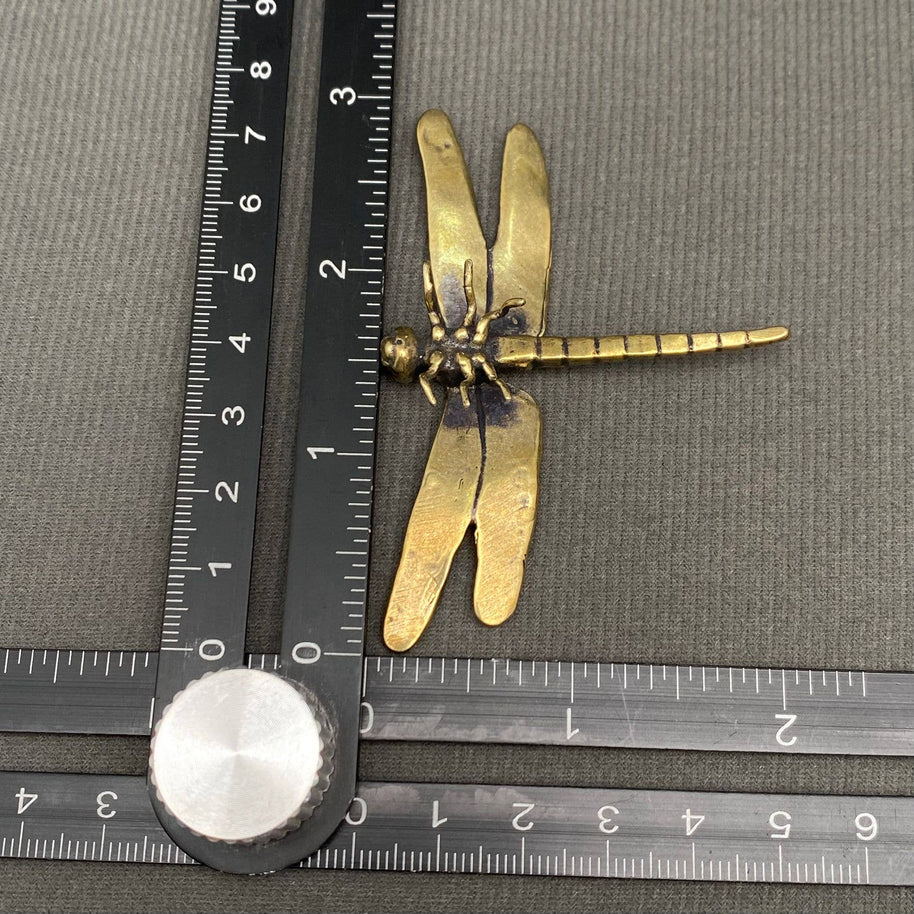 Dragonfly Brass Figurine