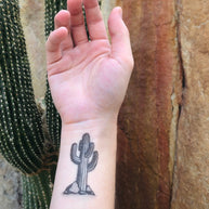Desert Wild Temporary Tattoo