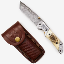 Titan American Eagle - White Wolf Damascus folding / EDC/
