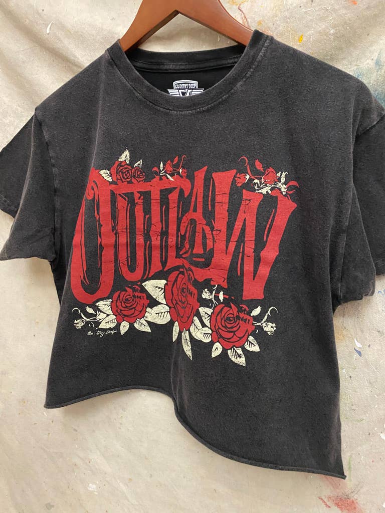 Outlaw Cropped T-shirt