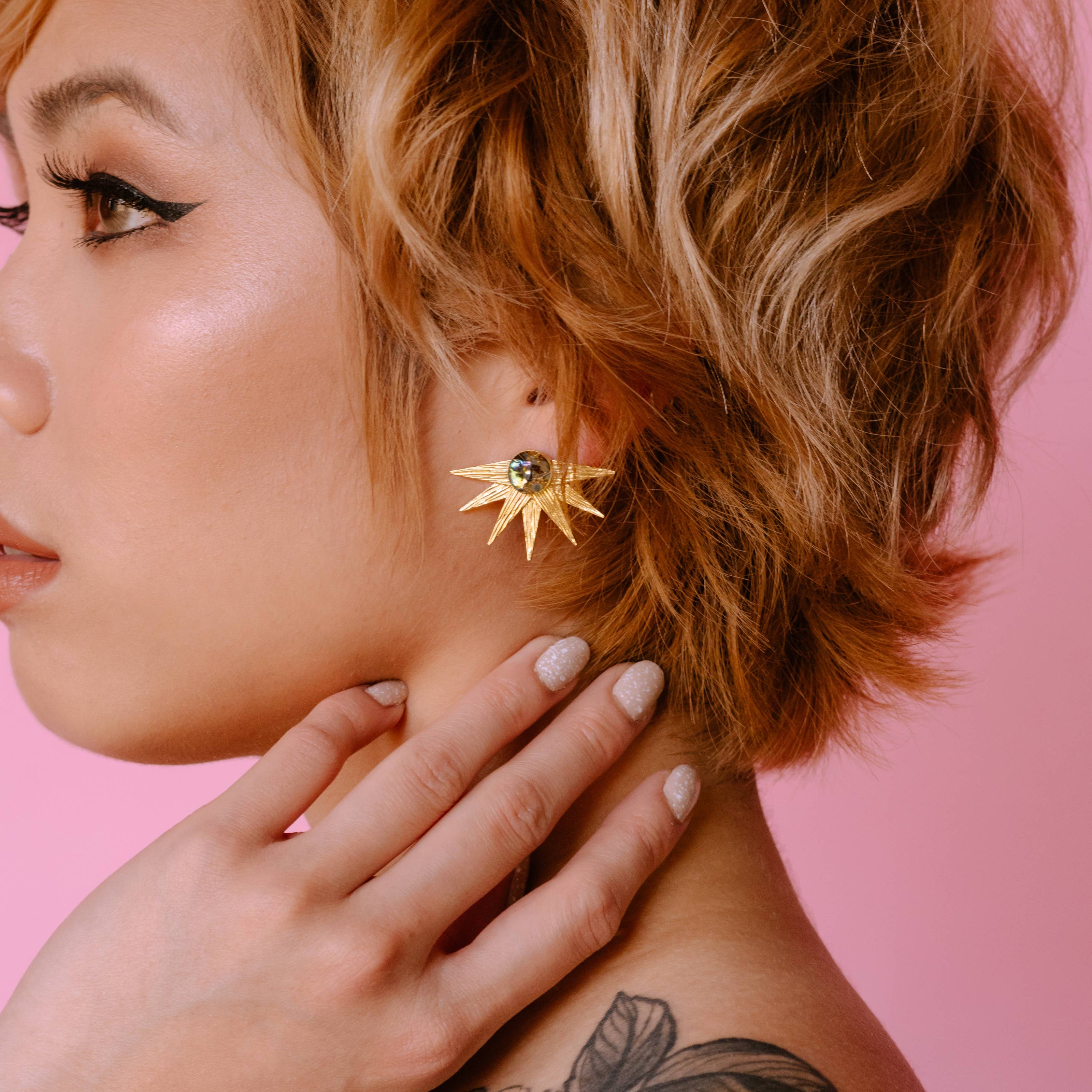 Crushed Sunshine Earring