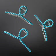 Faux Turquoise Claw Clip -