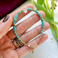 North Star Turquoise Herkimer Bracelet