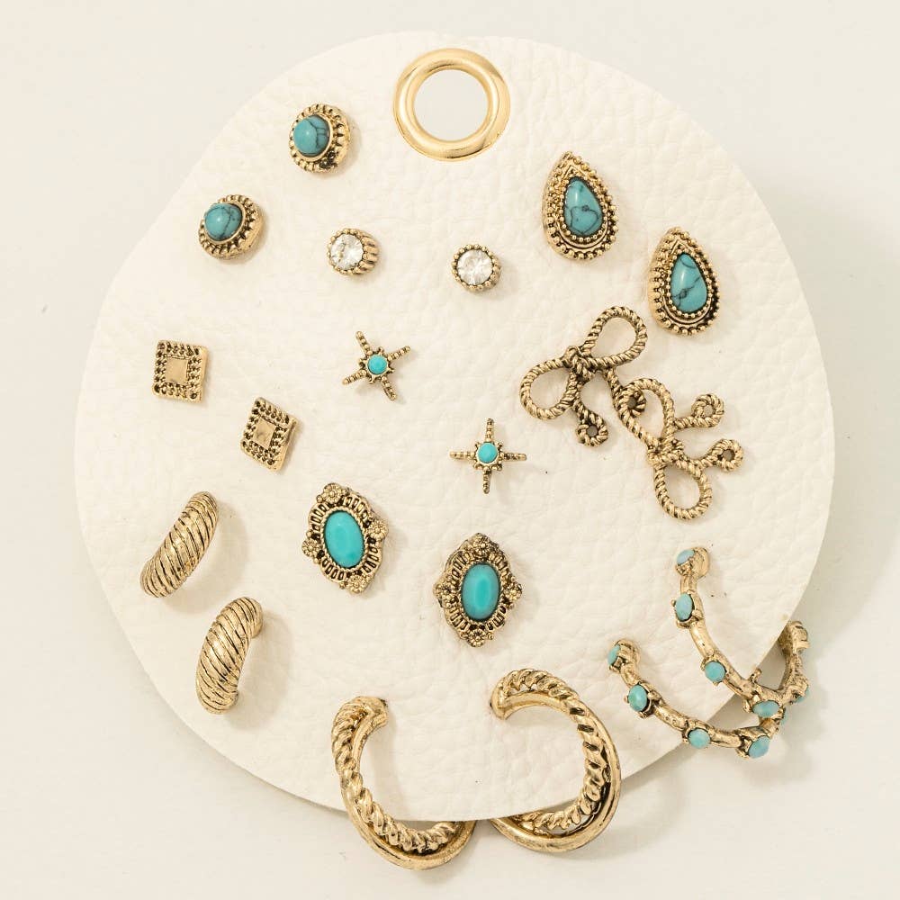 Assorted Antique Western Boho Earrings Set