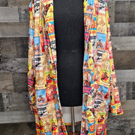 Vintage Rodeo Poster Women's Western Bath Robe