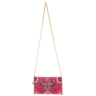 Social Butterfly Beaded Butterfly Mini Crossbody Handbag