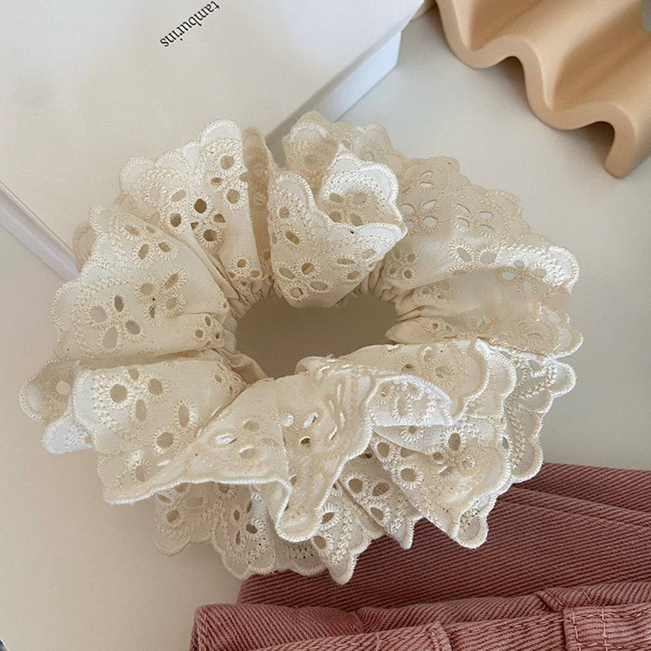 Lace Hair Scrunchie