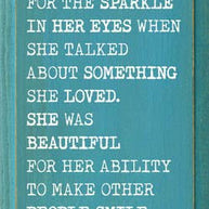 She was beautiful, but not like those girls