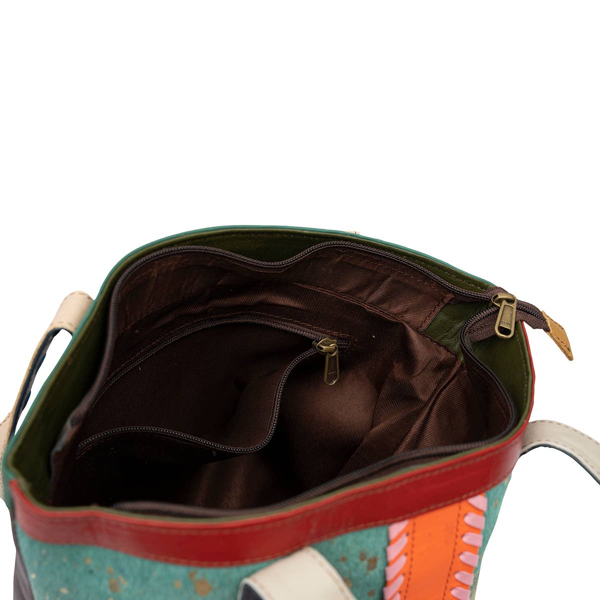 Bright Hair-on-Hide Tote