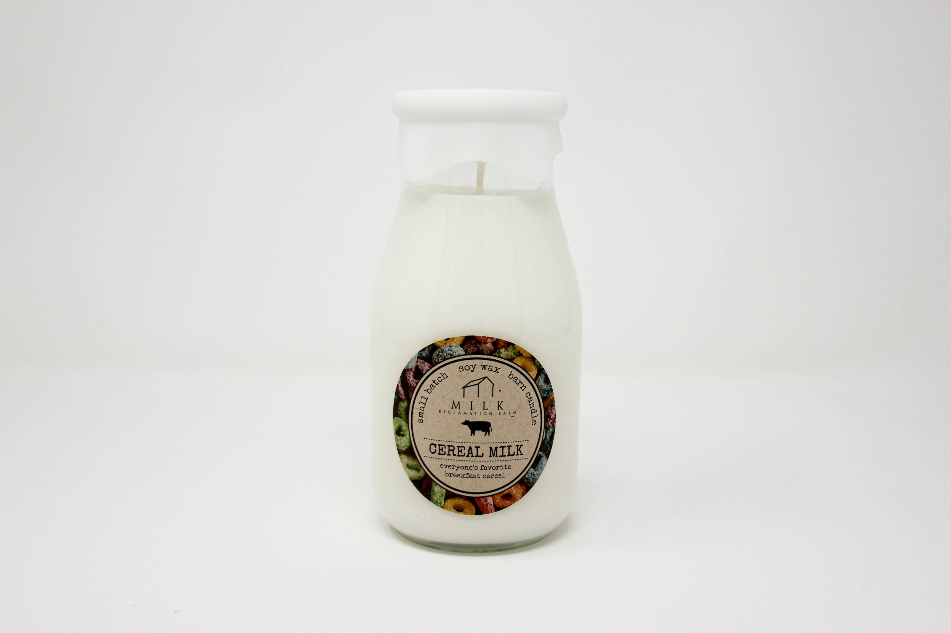 Milk Bottle Candle Cereal Milk