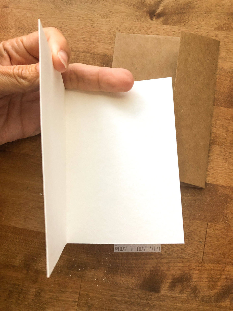 Greeting Card: I'm Here For the Party Opossum Possum, Art