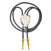 Gemstone Bolo Tie - Howlite