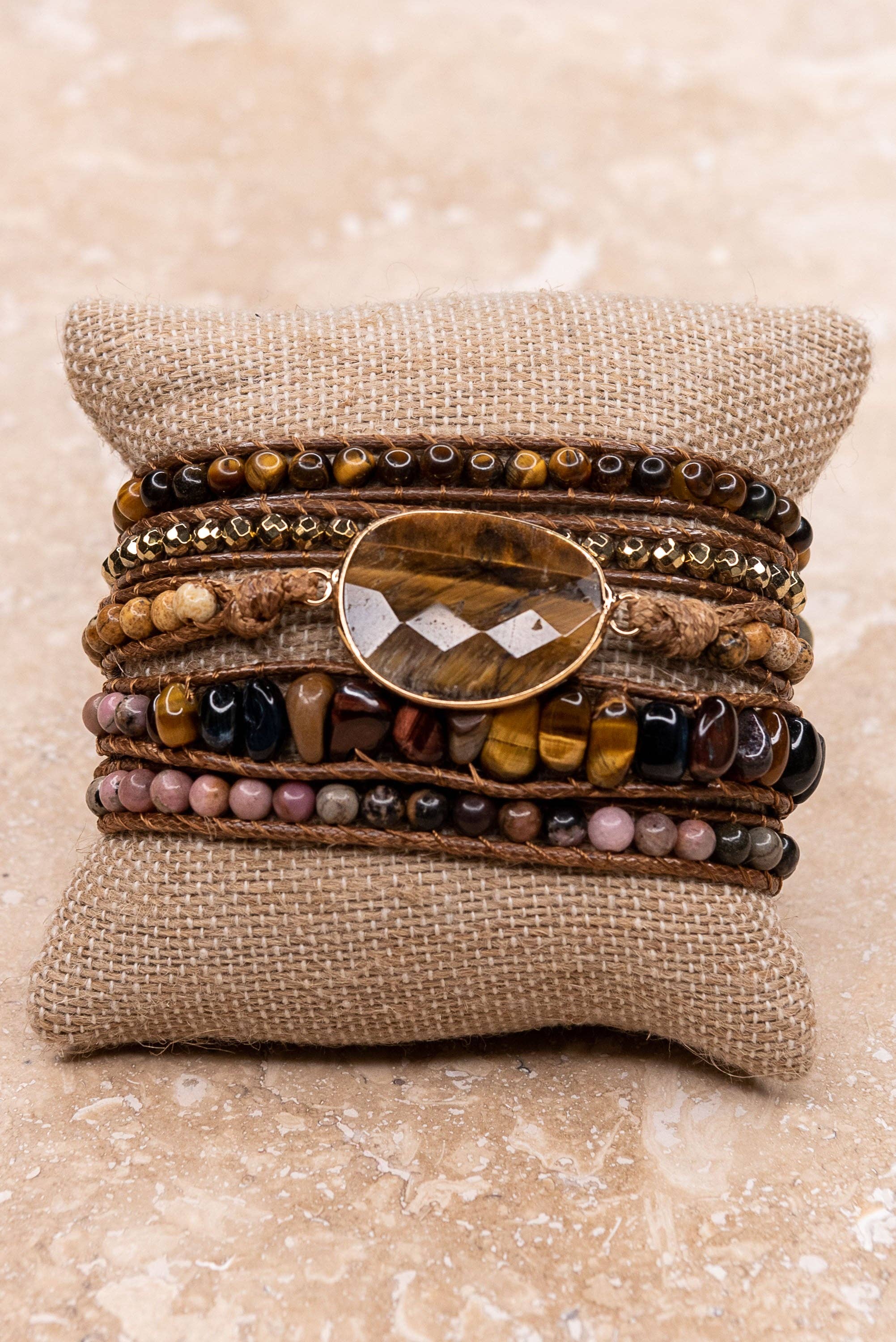 Kelly Wrap Bracelet: Pink