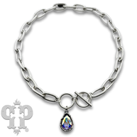 Teardrop Swarovski® crystal Chain Necklace