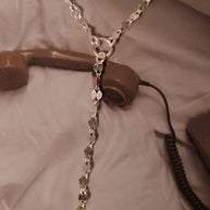 Little Heart Sterling Lariat Necklace