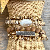 Elyse Bracelet Set Jasper