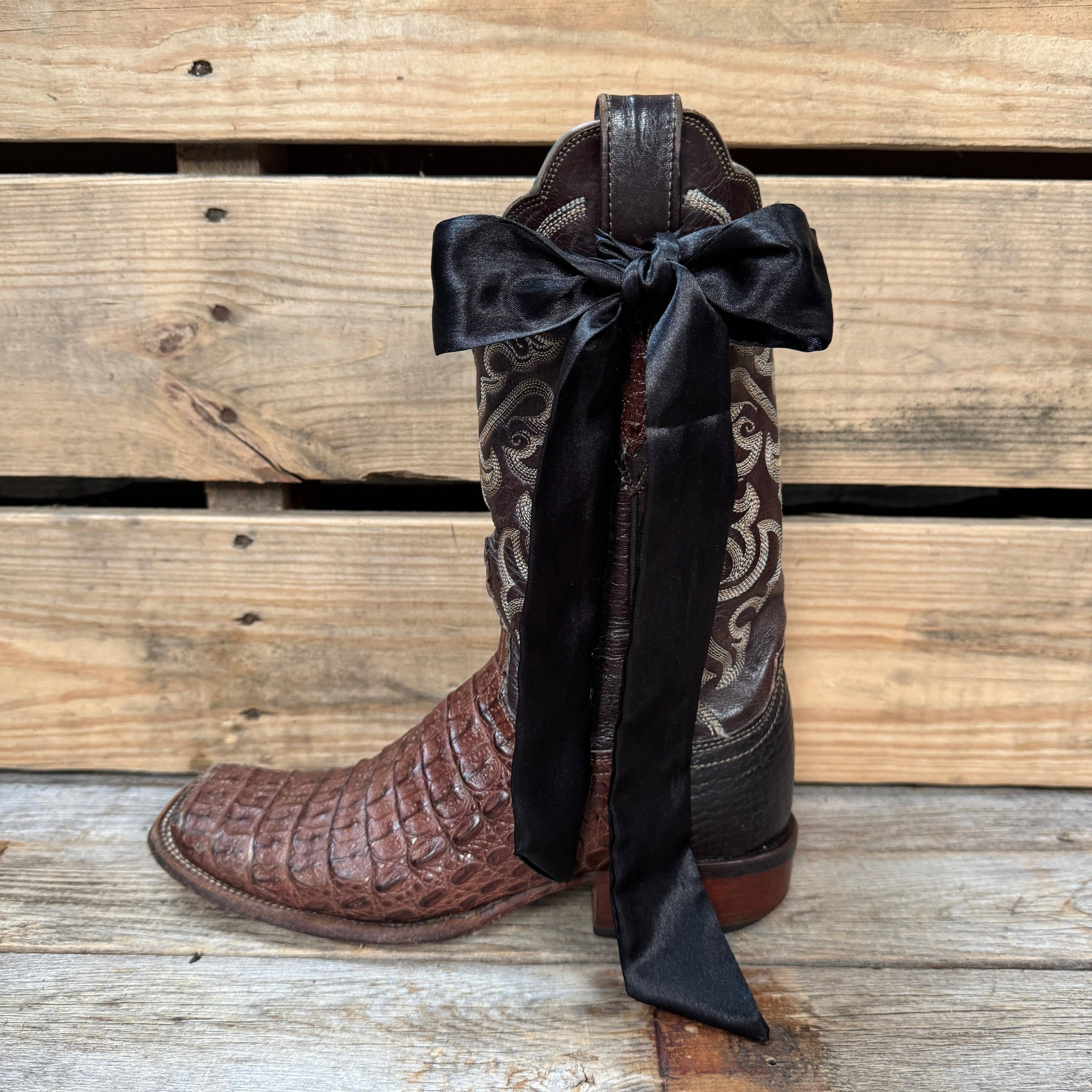 Black  Western Skinny Mini Wild Rag/ Cowgirl Necktie #TW300