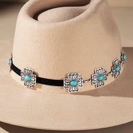 Western Cross Hat Band