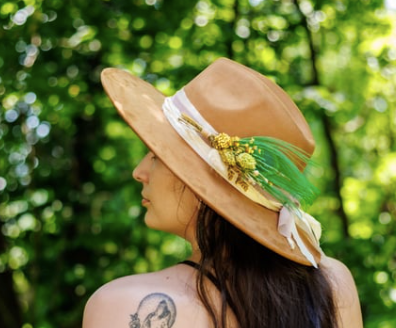 Florals and Feathers Hat pins - Bold Colors