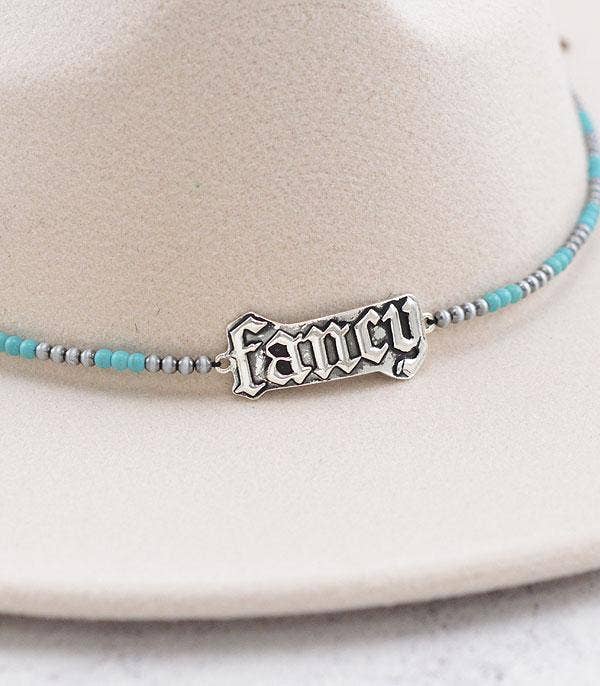 Fancy Navajo Bead Hat Band