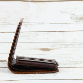 Tooled Leather Men's Wallet, Tan