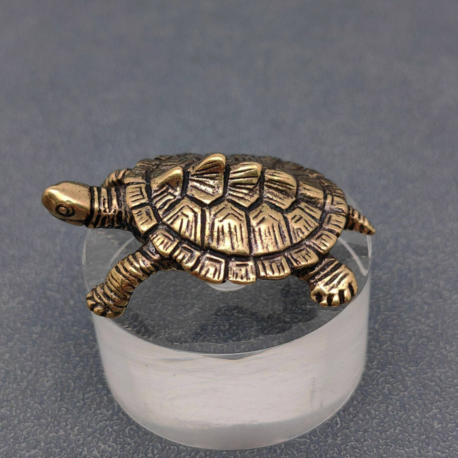 Turtle Brass Figurine