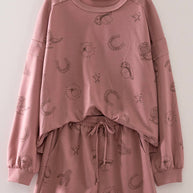 Western Print Lounge Set, S-3XL