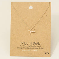 Humming Bird Pendant Necklace