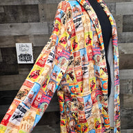 Vintage Rodeo Poster Women's Western Bath Robe