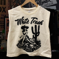 White Trash Boxy Midriff Muscle Top