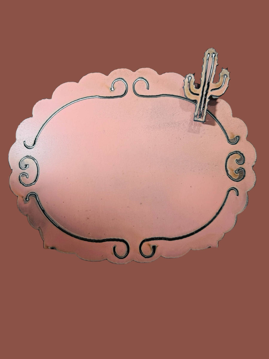 Metal Cactus  Frame with Magnet