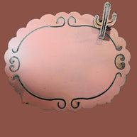 Metal Cactus  Frame with Magnet