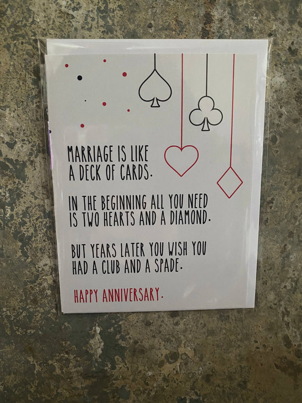Deck of Cards Greeting Card