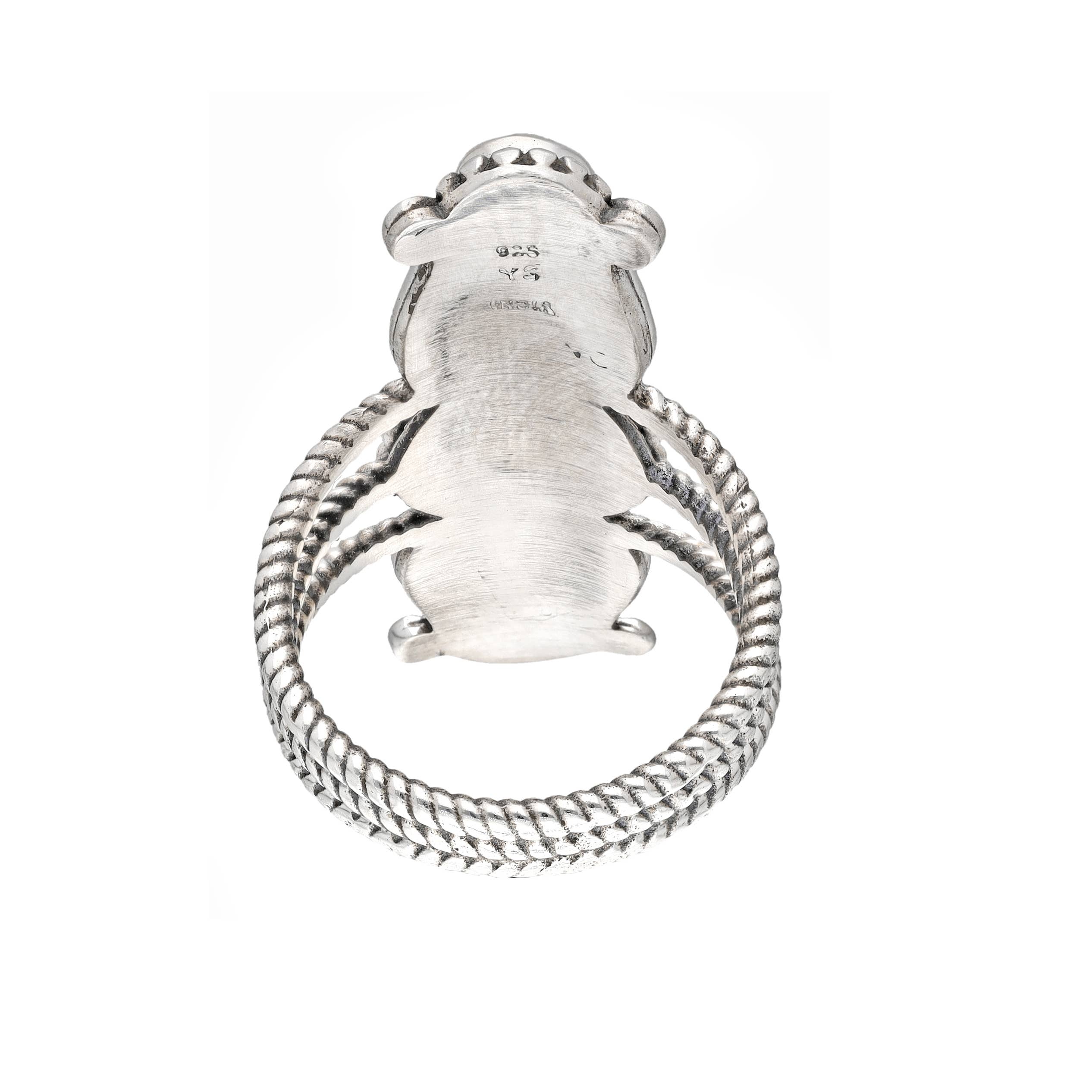 Oyster Copper Turq. 925t Ring