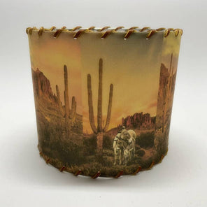 Lampshade Desert Burros, 11-inch