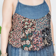 Babydoll Patchwork Dress