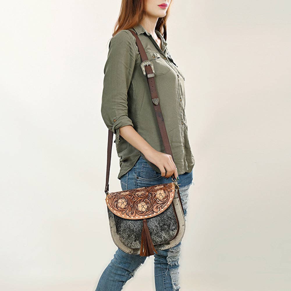 Crossbody Genuine Western Leather Women Bag