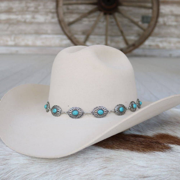 Concho Palomino Hat Band