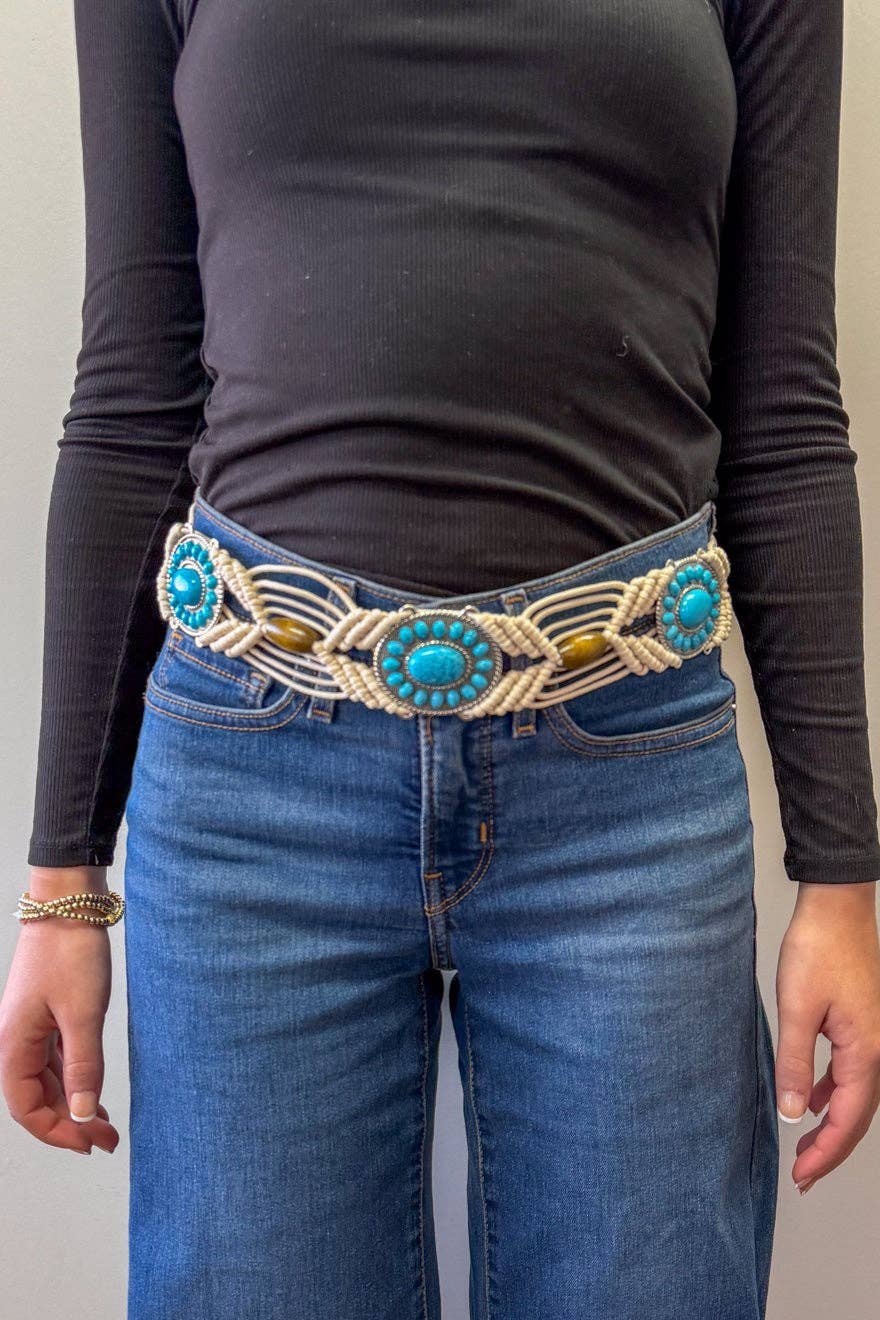 Amaya Belts: White