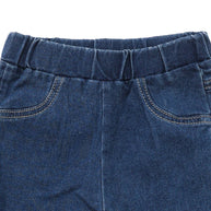 Baby Girls Blue Denim Bell Bottom Pants